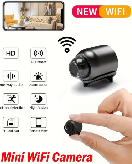 Mini Wireless WiFi Camera, 160°Super Wide